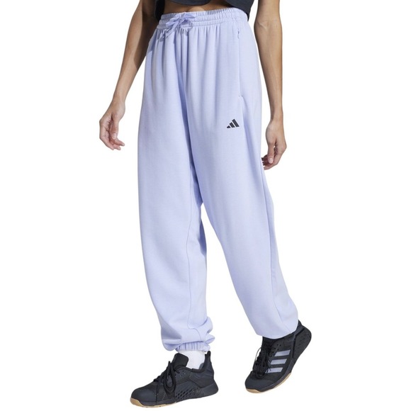 New Adidas D4T Knit Pant Women's Training Sweatpants Lavender XS Drawstring - Picture 1 of 14